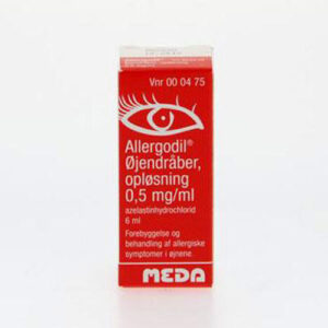 Allergodil® øjendråber - Bivirkninger, priser
